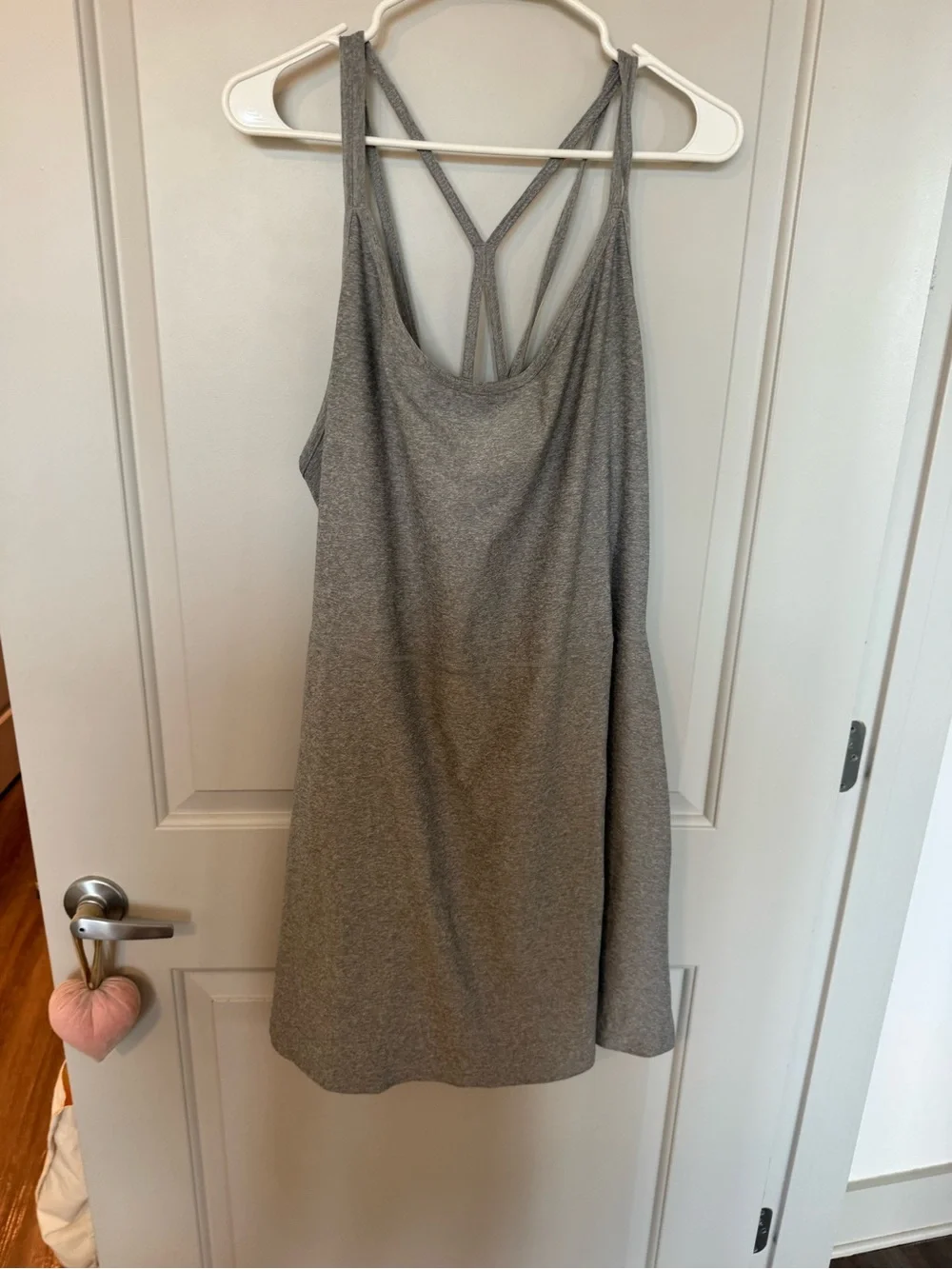 Old Navy Gray Sleeveless Skater Athletic Dress